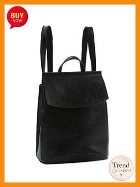 Vegan Leather Convertible Backpack Handbag Travel Daily Shoulder Bag